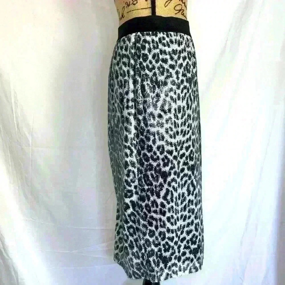 Worthington Leopard Sequins Skirt - Picture 4 of 7